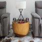 Haussmann Barrel Drum 20 in DIA x 18 in H Oak — lifestyle