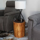Haussmann Natural Stump 14 in DIA x 18 in H Walnut — lifestyle