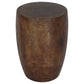 Haussmann Merlot Mocha 14-inch round top, 20-inch height — second white-background angle