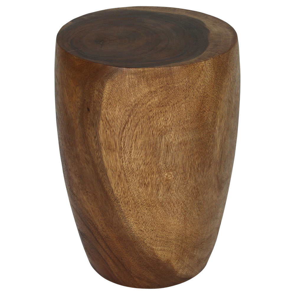 Haussmann Merlot Solid Wood End Table - 14 in dia top x 20 in H (tapered) - Walnut