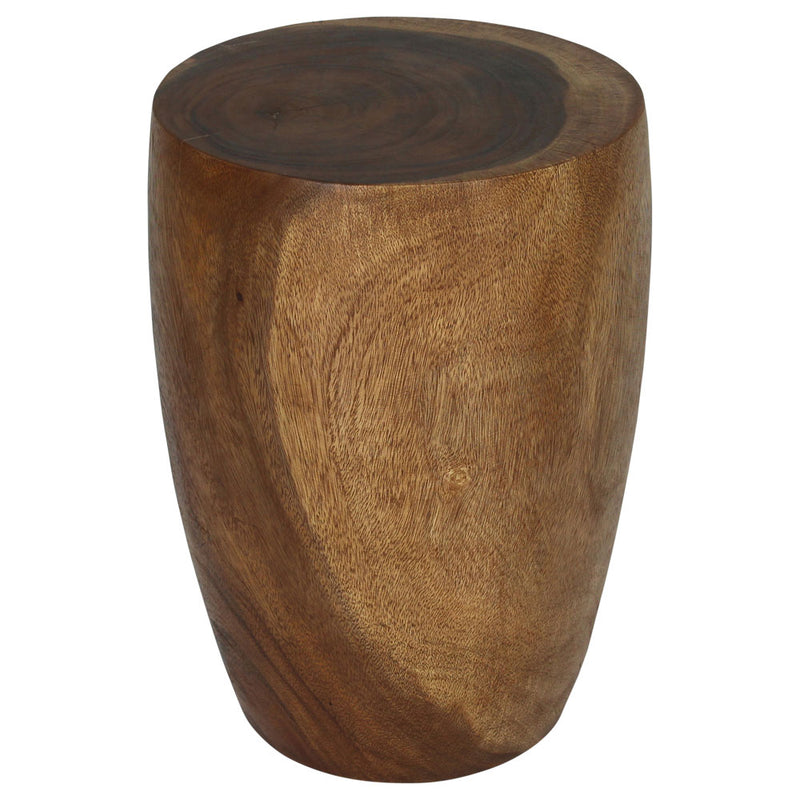 Haussmann Merlot Solid Wood End Table - 14 in dia top x 20 in H (tapered) - Walnut