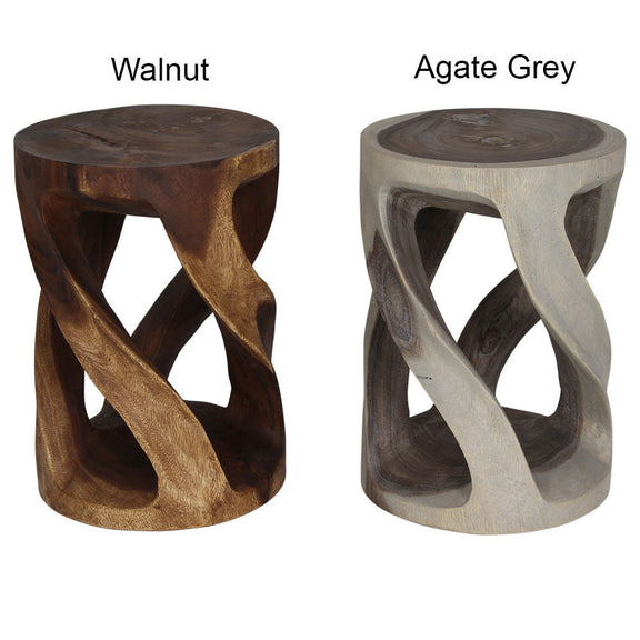 Haussmann Vine Twist end tables, finish comparison