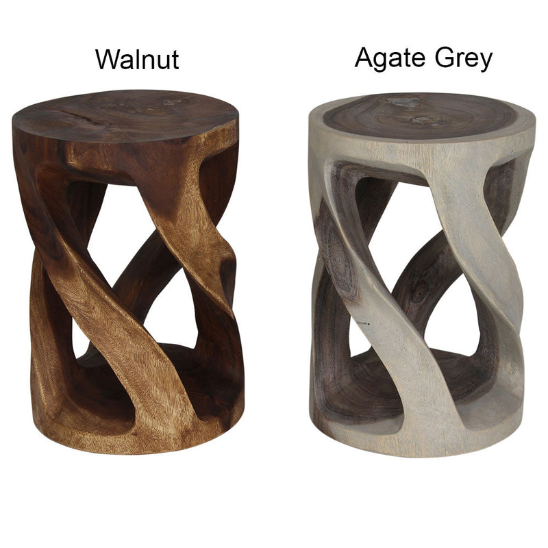 Haussmann Vine Twist end tables, finish comparison